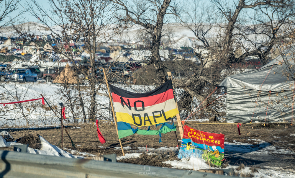 Water Protector's signs